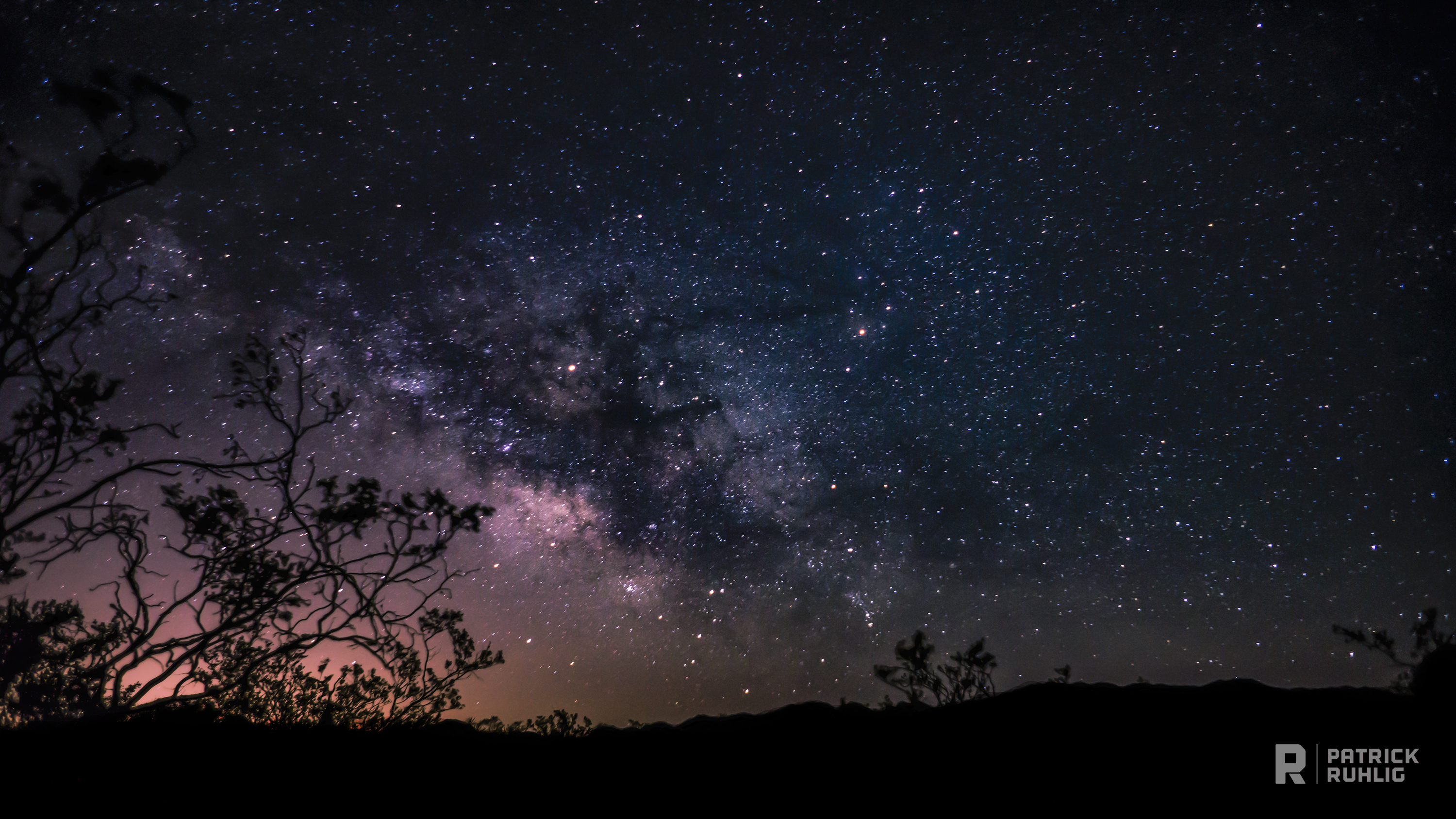 Milky Way Over Las Vegas' Lights